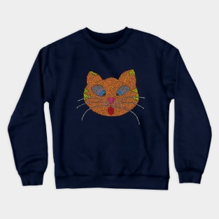 Cross Eyed Tabby Crewneck Sweatshirt